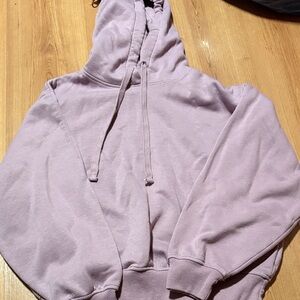 Lilac Drawstring Hoodie